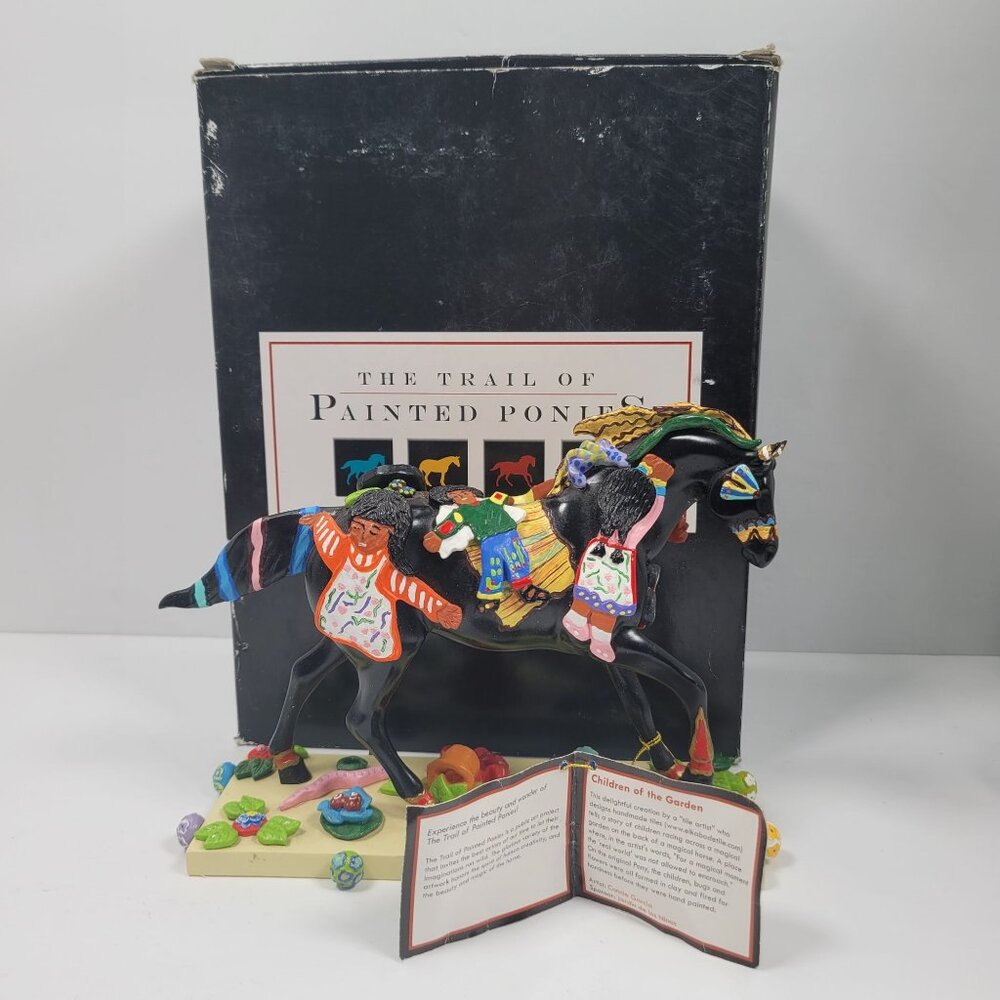 The Trail Of Painted Ponies "Children Of The Garden" Figurine